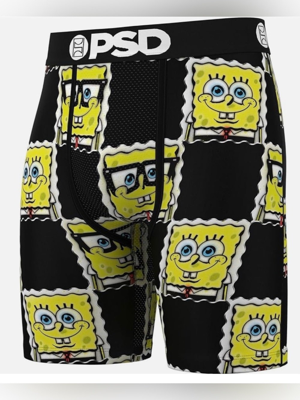PSD Black SpongeBob Graphic Men’s Bike Shorts